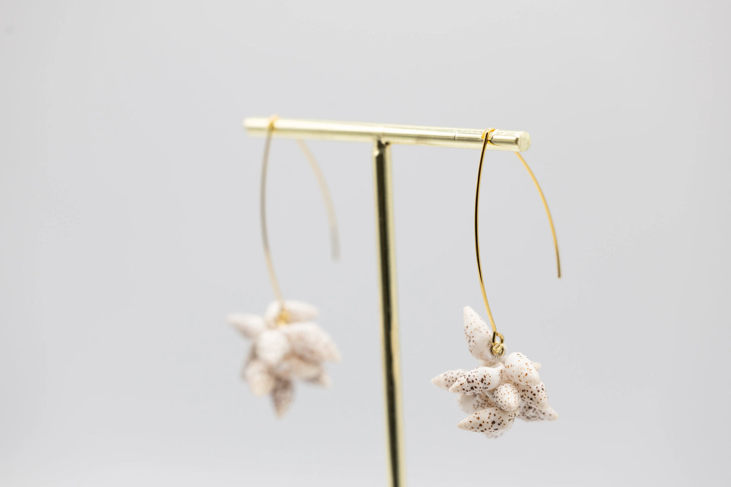 Boucles d'oreilles Fetia rose