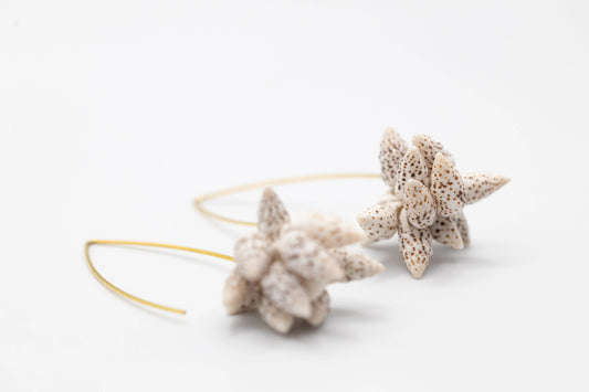 Boucles d'oreilles Fetia rose